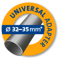 Universaladapter Ø 32–35 mm