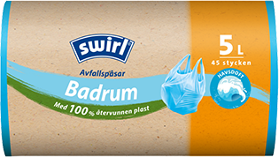 Swirl avfallspåsar för badrum med havsdoft