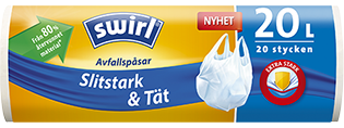 Slitstarka och täta avfallspåsar Slitstarka och täta avfallspåsar