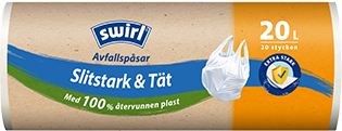 Slitstarka och täta avfallspåsar